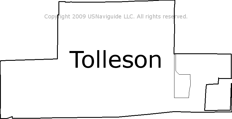 Zip Code For Tolleson Arizona Tolleson, Arizona Zip Code Boundary Map (Az)