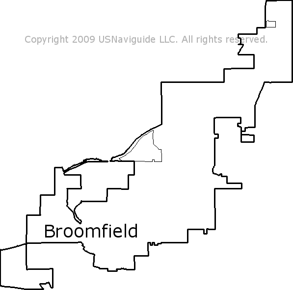 Broomfield Zip Code Map Broomfield, Colorado Zip Code Boundary Map (Co)