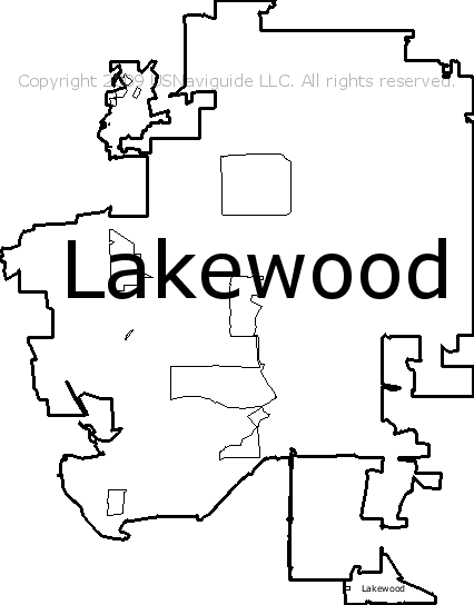 lakewood co zip code map Lakewood Colorado Zip Code Boundary Map Co lakewood co zip code map