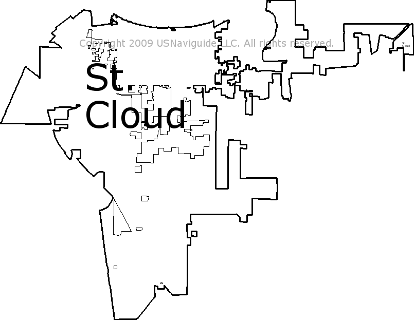 St Cloud Zip Code Map St. Cloud, Florida Zip Code Boundary Map (FL)