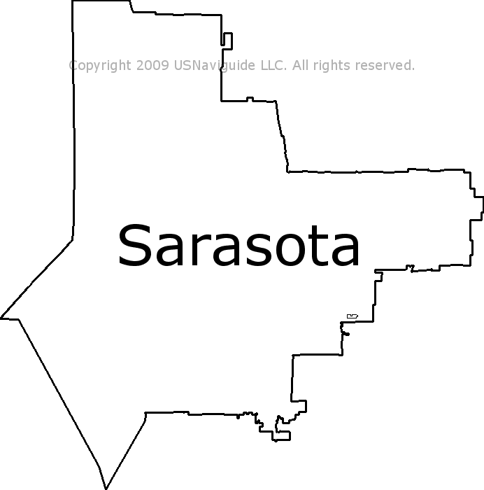 Sarasota Zip Code Map