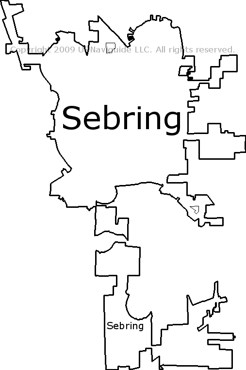 sebring fl zip code map Sebring Florida Zip Code Boundary Map Fl sebring fl zip code map