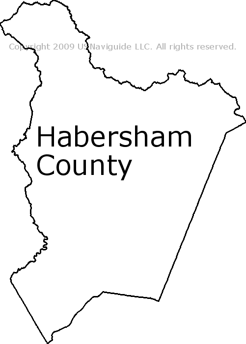 Map Of Habersham County Ga Habersham County - Georgia Zip Code Boundary Map (Ga)