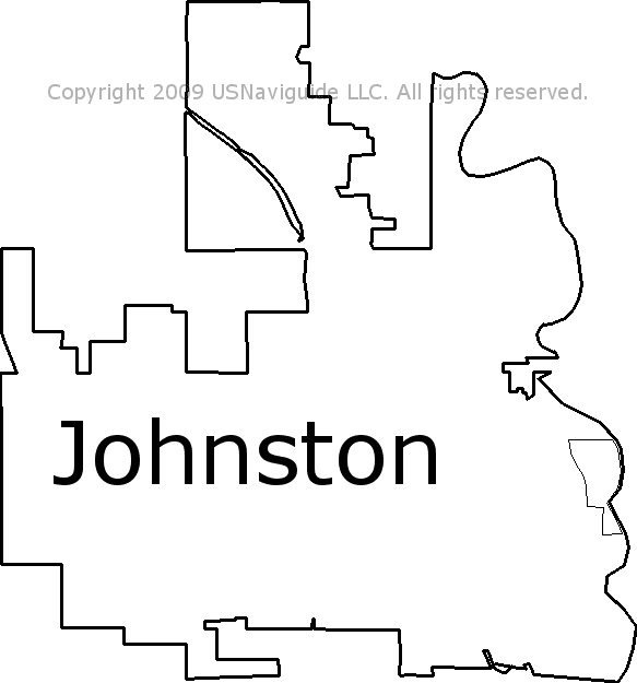 Johnston Iowa Zip Code Map Johnston, Iowa Zip Code Boundary Map (IA)