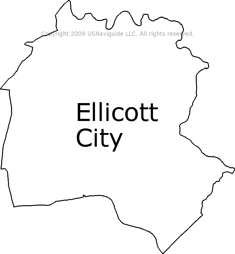 ellicott city zip code map Ellicott City Maryland Zip Code Boundary Map Md ellicott city zip code map