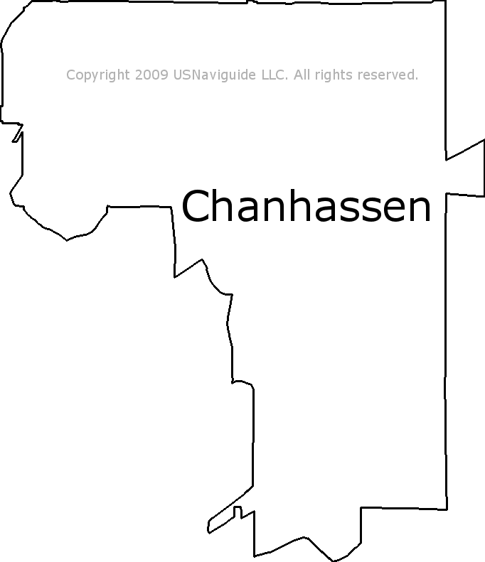 Chanhassen Zip Code Map Chanhassen, Minnesota Zip Code Boundary Map (MN)