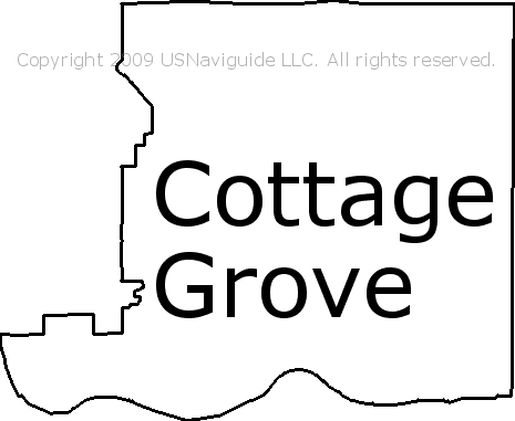 Cottage Grove Minnesota Zip Code Boundary Map Mn