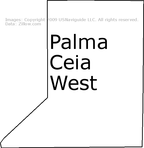 Palma Ceia Florida Map