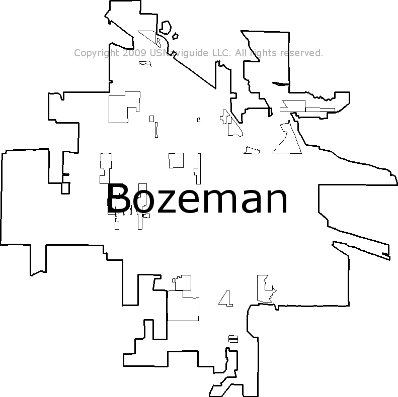 bozeman zip code map Bozeman Montana Zip Code Boundary Map Mt bozeman zip code map