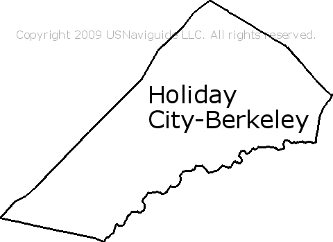 Map Of Holiday City Toms River Nj Holiday City-Berkeley, New Jersey Zip Code Boundary Map (Nj)