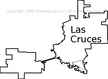 Las Cruces Nm Zip Code Map Las Cruces, New Mexico Zip Code Boundary Map (NM)