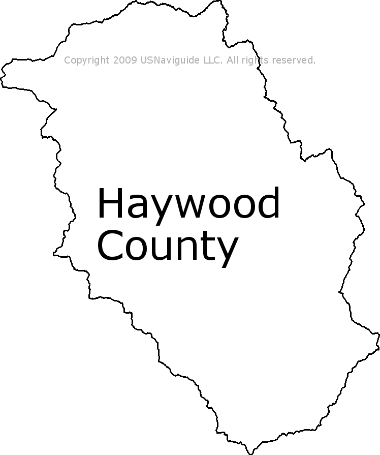 Haywood County Nc Map Haywood County - North Carolina Zip Code Boundary Map (Nc)