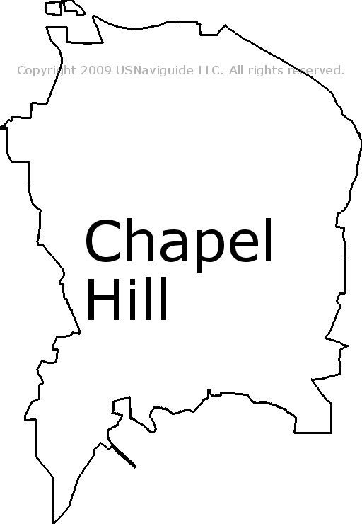 chapel hill zip code map Chapel Hill North Carolina Zip Code Boundary Map Nc chapel hill zip code map