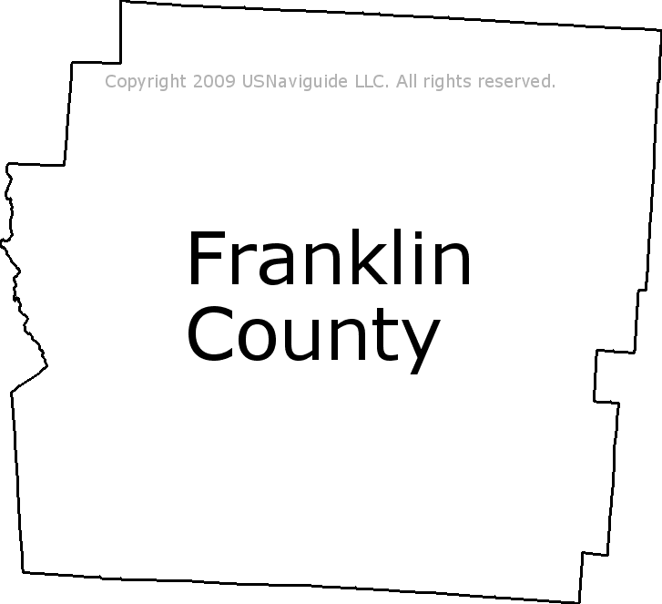 Franklin County Ohio Zip Code Map Franklin County   Ohio Zip Code Boundary Map (OH)
