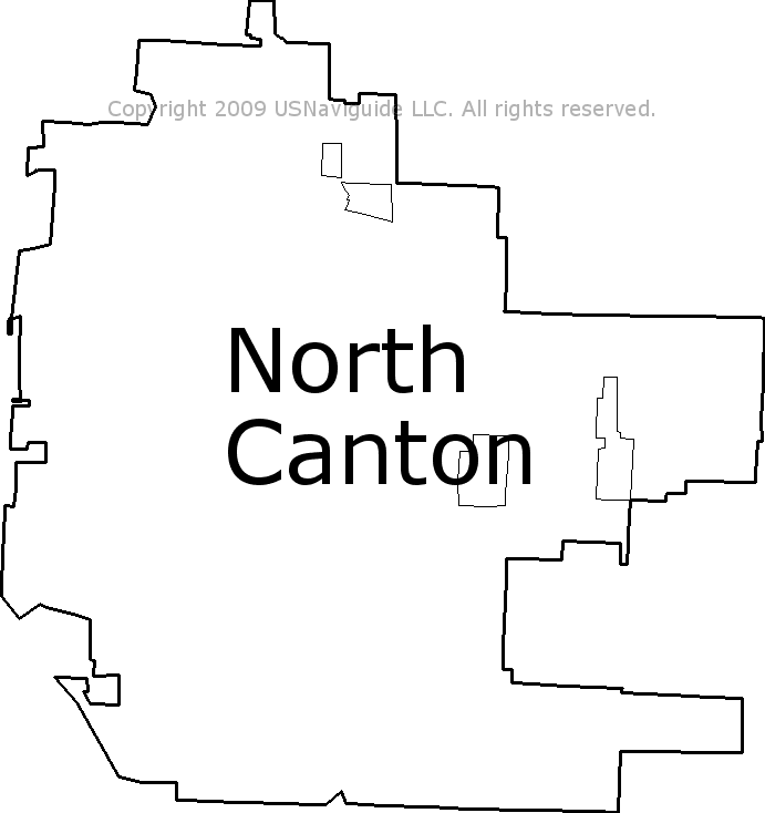 map of canton ohio city limits North Canton Ohio Zip Code Boundary Map Oh map of canton ohio city limits