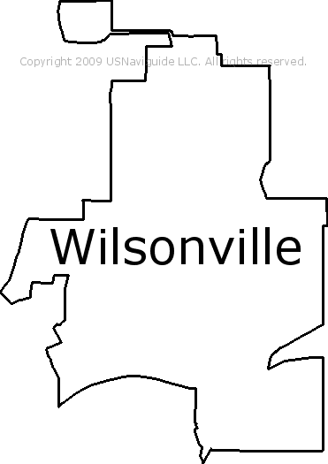 Wilsonville Zip Code Map Wilsonville, Oregon Zip Code Boundary Map (Or)