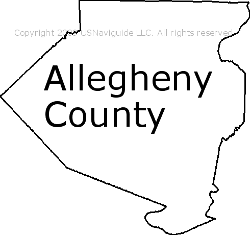 printable map of allegheny county pa Allegheny County Pennsylvania Zip Code Boundary Map Pa printable map of allegheny county pa