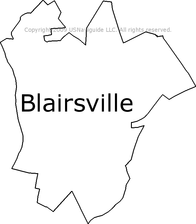 blairsville pennsylvania zip code boundary map pa blairsville pennsylvania zip code