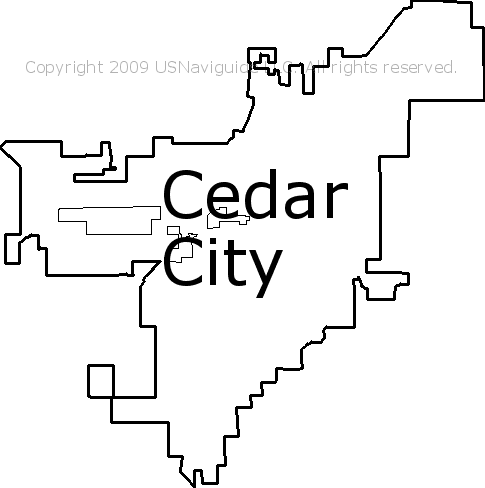 cedar city utah zip code map Cedar City Utah Zip Code Boundary Map Ut cedar city utah zip code map