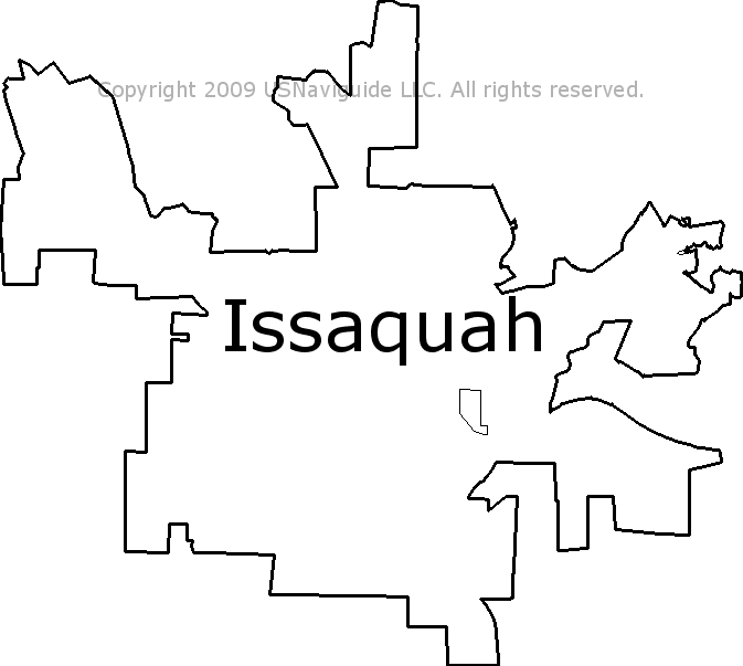 Issaquah Zip Code Map Issaquah, Washington Zip Code Boundary Map (Wa)