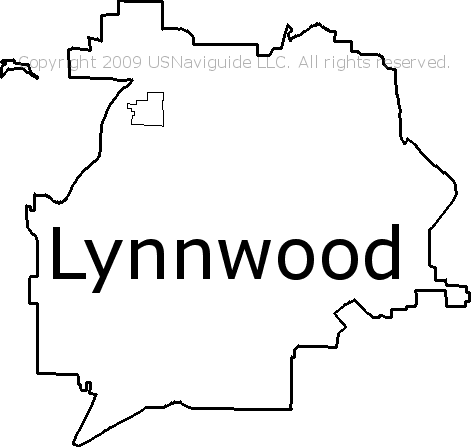Lynnwood Wa Zip Code Map Lynnwood, Washington Zip Code Boundary Map (WA)
