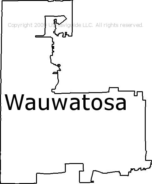 Wauwatosa Zip Code Map Wauwatosa, Wisconsin Zip Code Boundary Map (Wi)