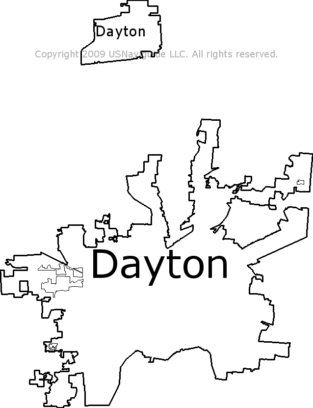 Dayton Ohio Zip Code Map - Maping Resources