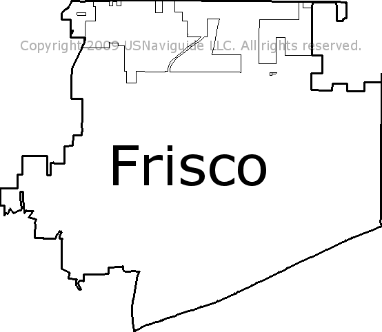 Frisco Texas Zip Code Map
