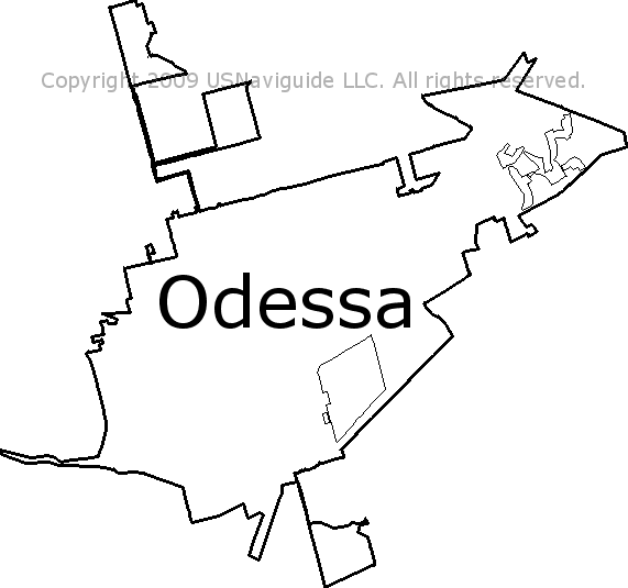 Odessa Texas Zip Code Boundary Map Tx